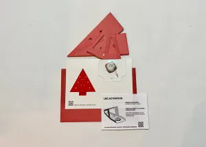 LED 3D Christmas Card – Holiday Card Single