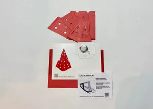 LED 3D Christmas Card – Holiday Card Single